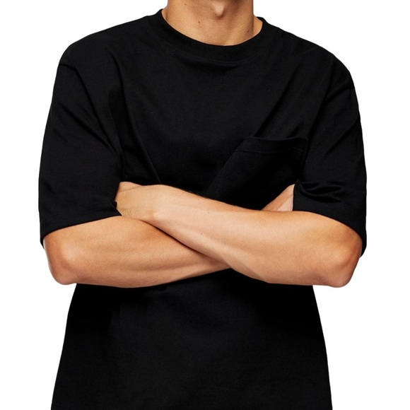 The Rail Other - The Rail Nordstrom 100% Cotton Black Crew T Shirt